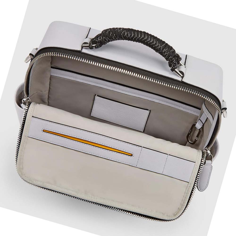 Men's Ecco CERAMIC TECH-BAG COMPACT Handbag White | Canada 731PJJ